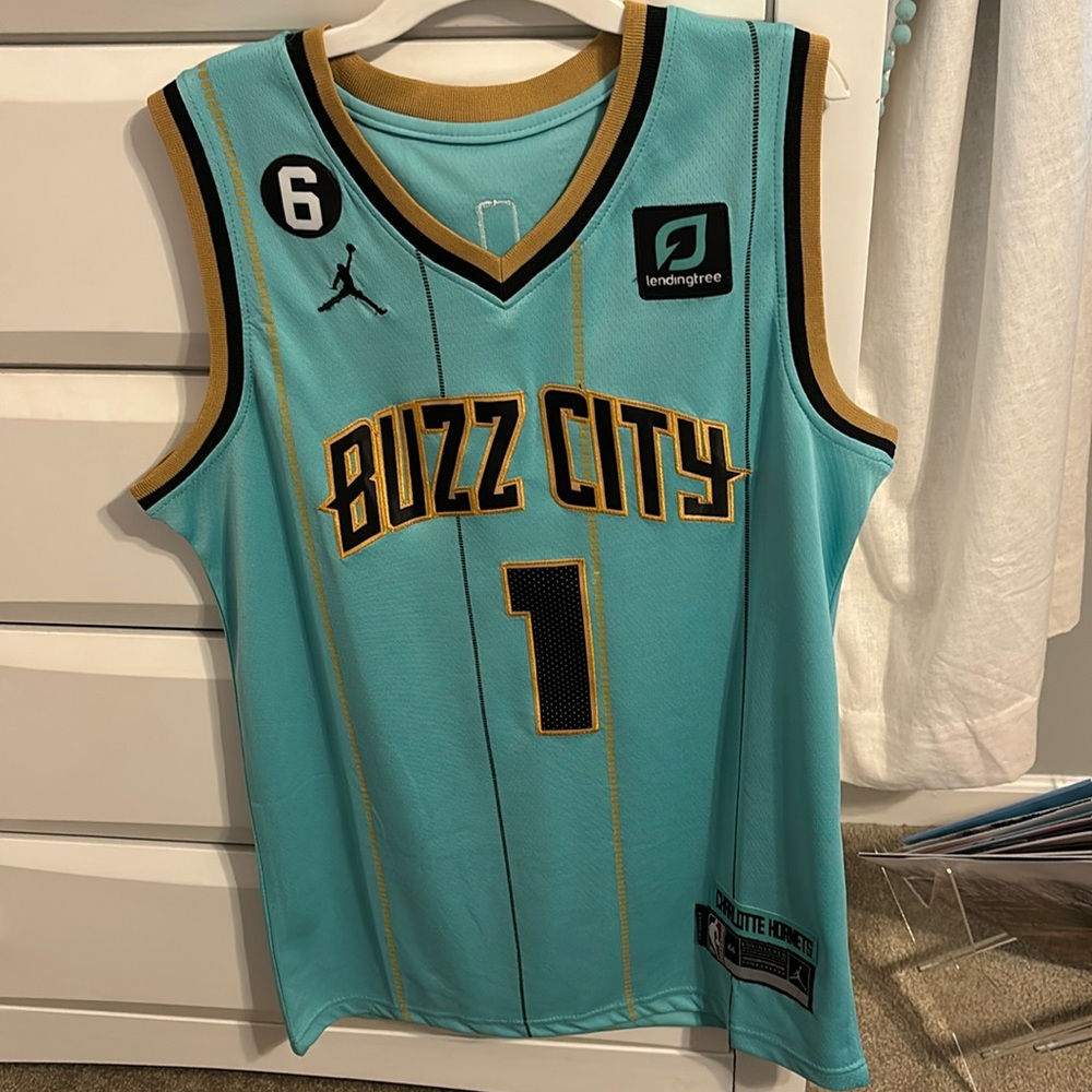 Lonzo Ball Charlotte Hornets NBA Jersey